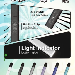 SPUMY 冰熊五代機 四、五、六代煙彈完美全通用 綻放極致兼容實力 480mAh 超大能量核心,結合雙檔功率調節精準控溫 台灣現貨